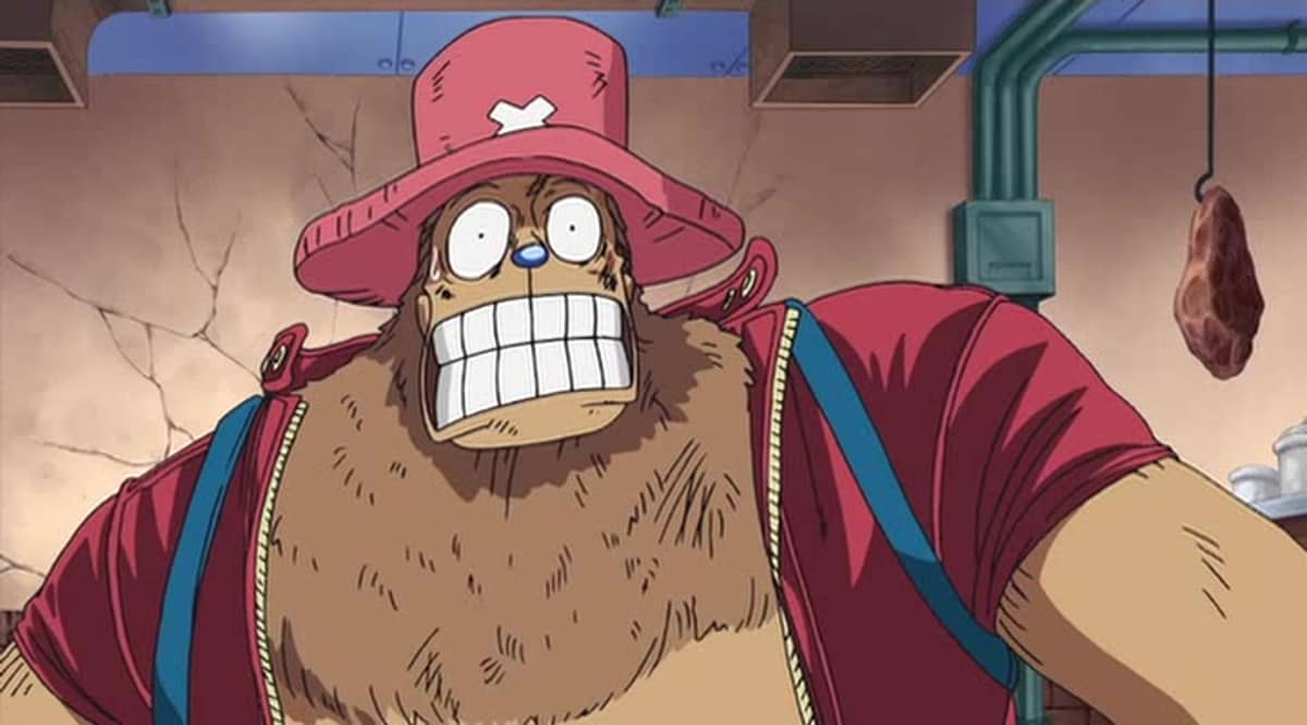 Chopper mangia una Rumble Ball per trasformarsi