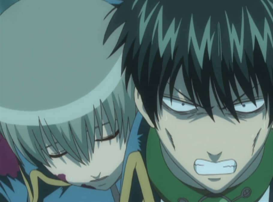 Gintama Season 1 (Eps 100-150) When breaking a Chuubert in half, the ...