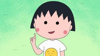 Maruko♡ Chibi Maruko Chan Red & Black Ballpoint Pen( 2 Color in 1