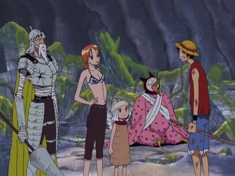 One Piece: Sky Island (136-206) (English Dub) The Ordeal of Iron! White ...