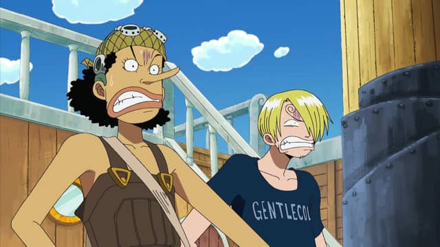 One Piece Water Seven (207325) Le train des mers fonçant à toute allure et Water Seven, la
