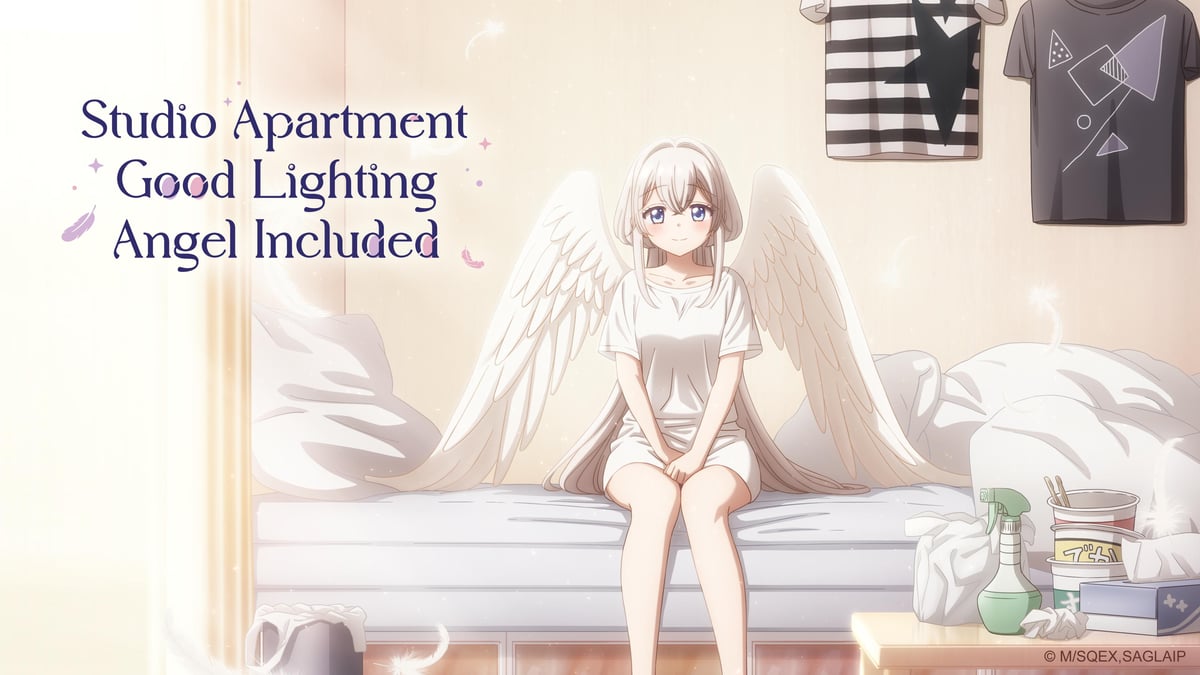 Watch Studio Apartment, Good Lighting, Angel Included - Crunchyroll