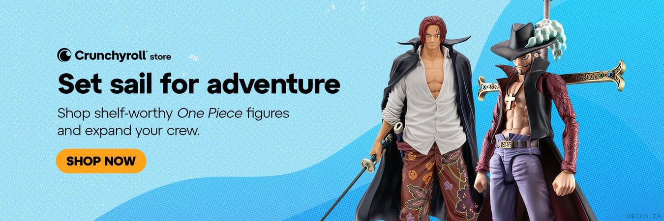 Set sail for adventure! Shop shelf-worthy One Piece figures and expand your crew.