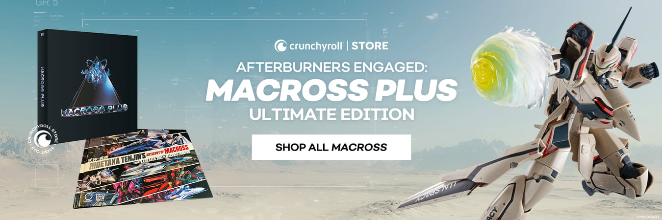 Shop the new Macross Plus Ultimate Edition in the Crunchyroll Store!