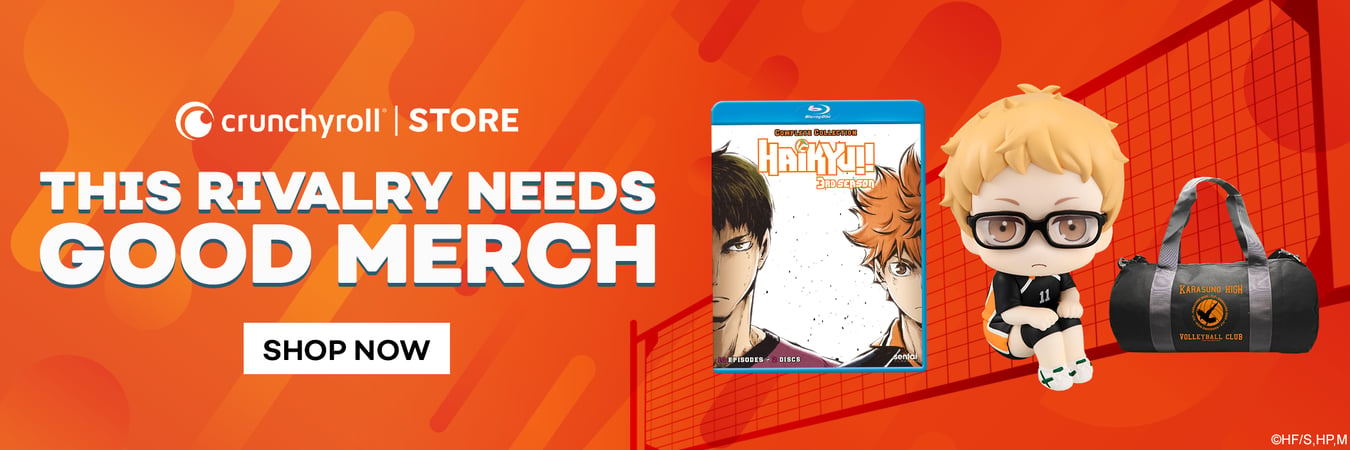 Shop Haikyu!! exclusives in the Crunchyroll Store!