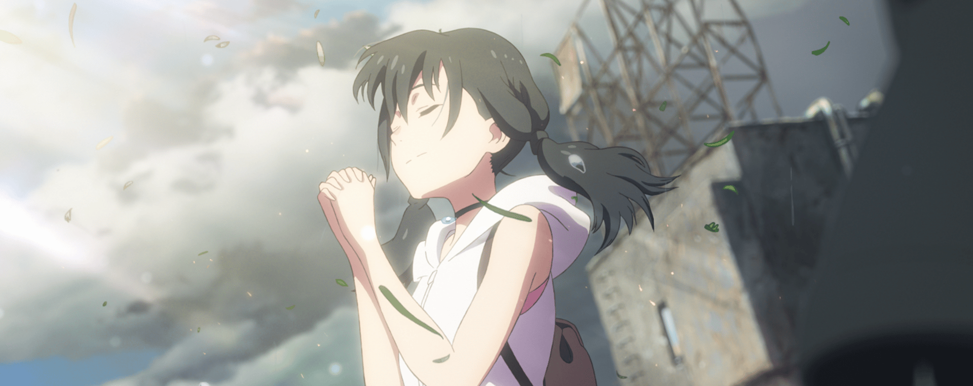 Official Crunchyroll key art for Weathering With You