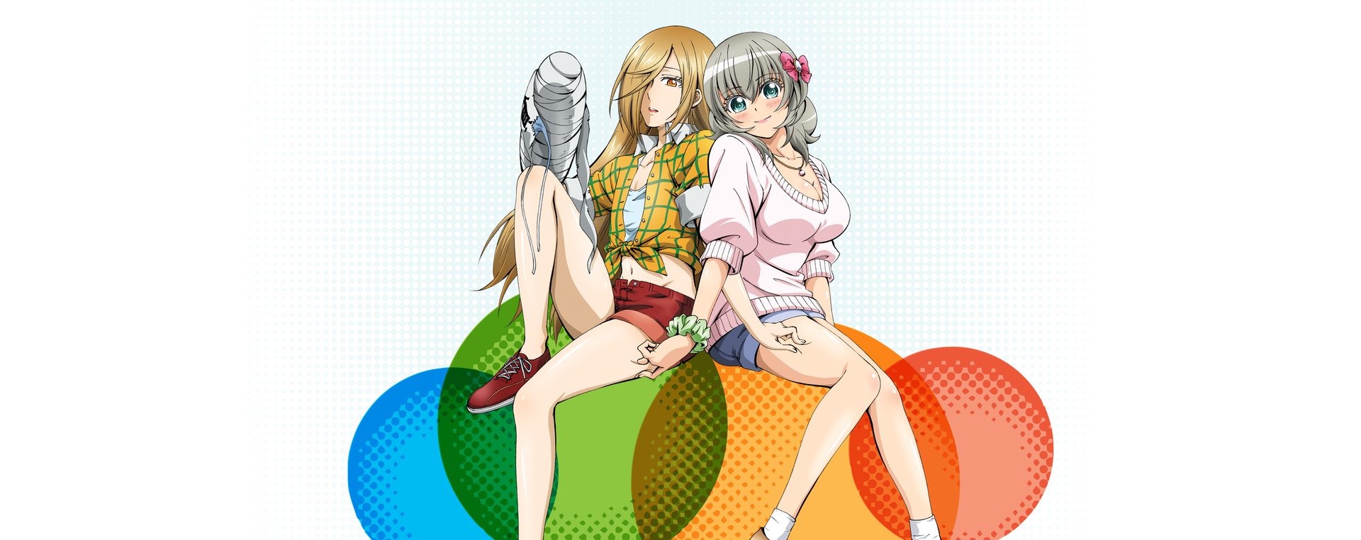 Official Crunchyroll key art for Good Luck Girl!
