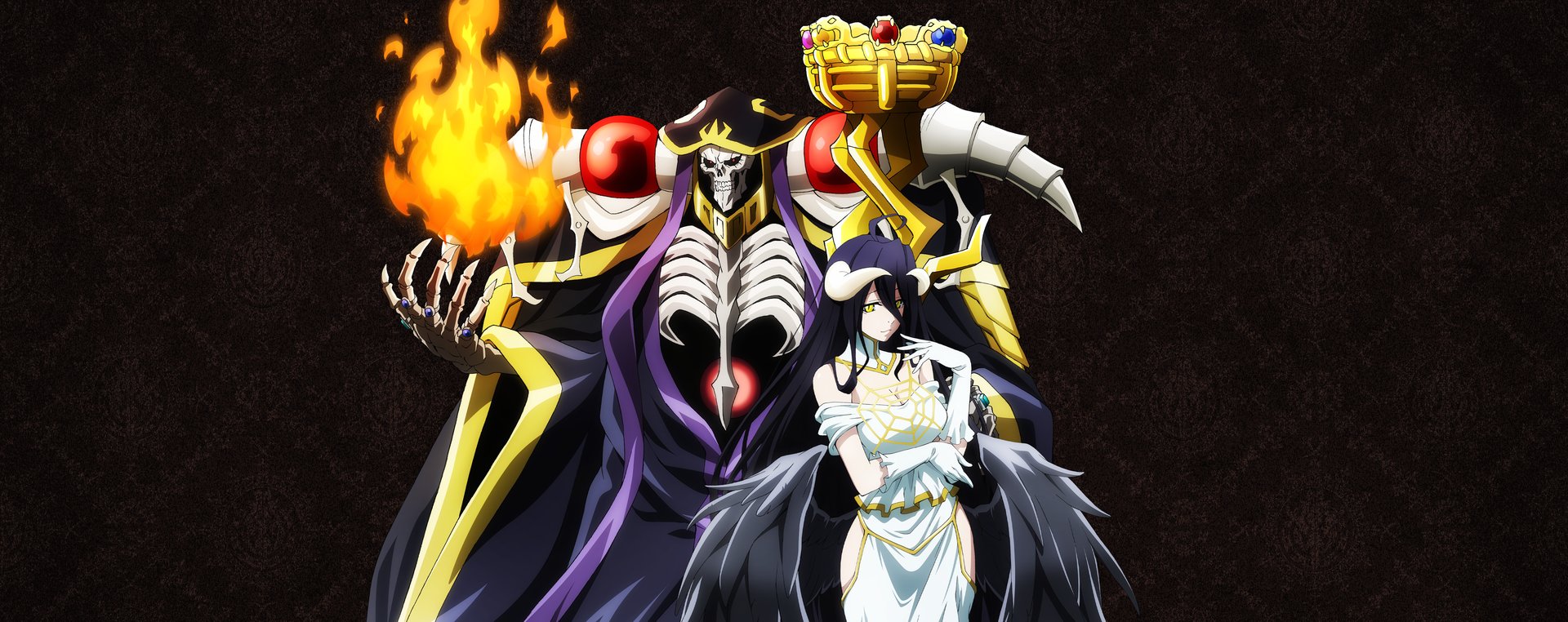 Overlord Season 1 series artwork hosted by Crunchyroll