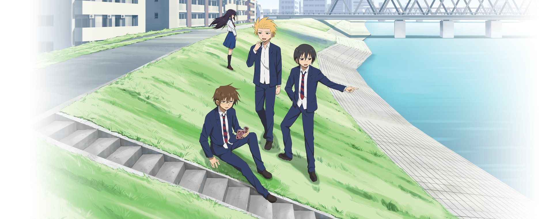 Official Crunchyroll key art for Daily Lives of High School Boys