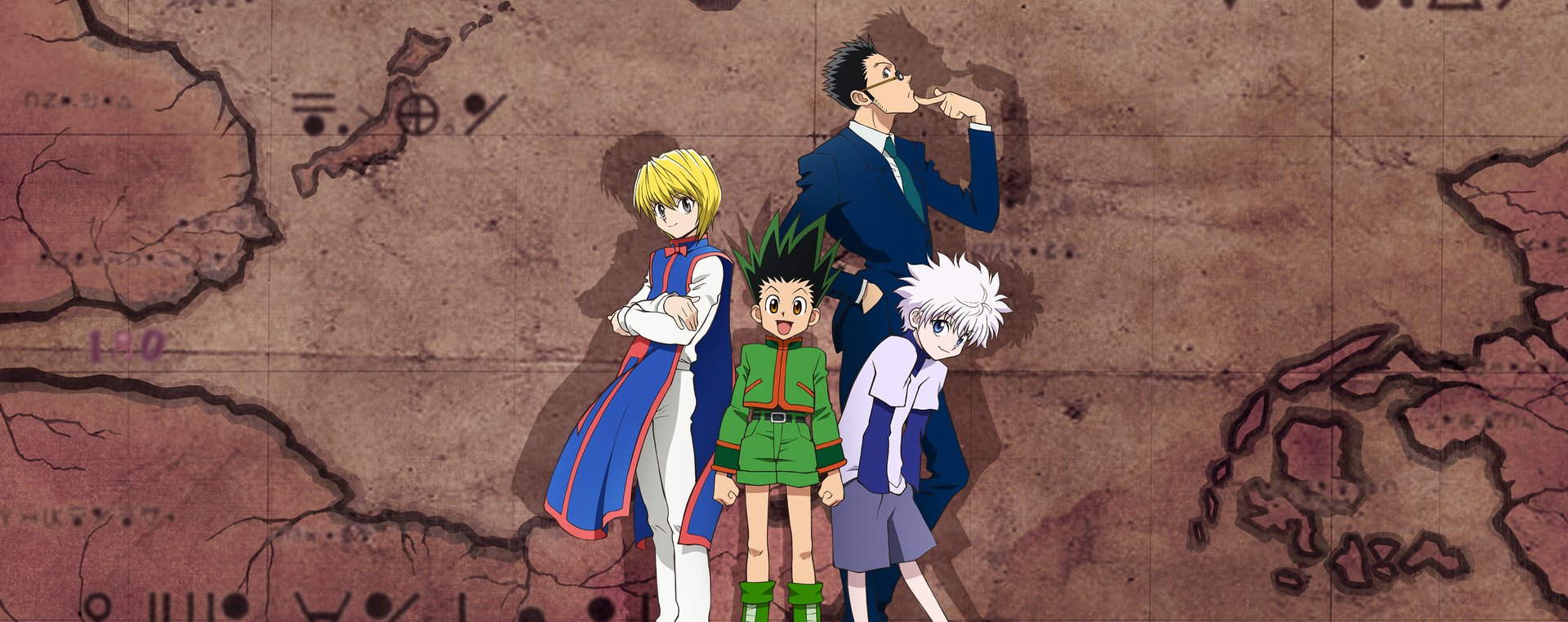 Official Hunter x Hunter 2011 key art from Crunchyroll