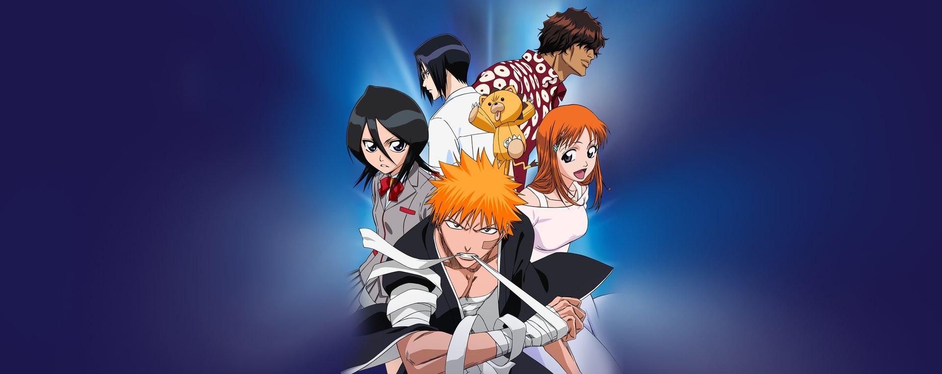 Official Bleach key art from Crunchyroll