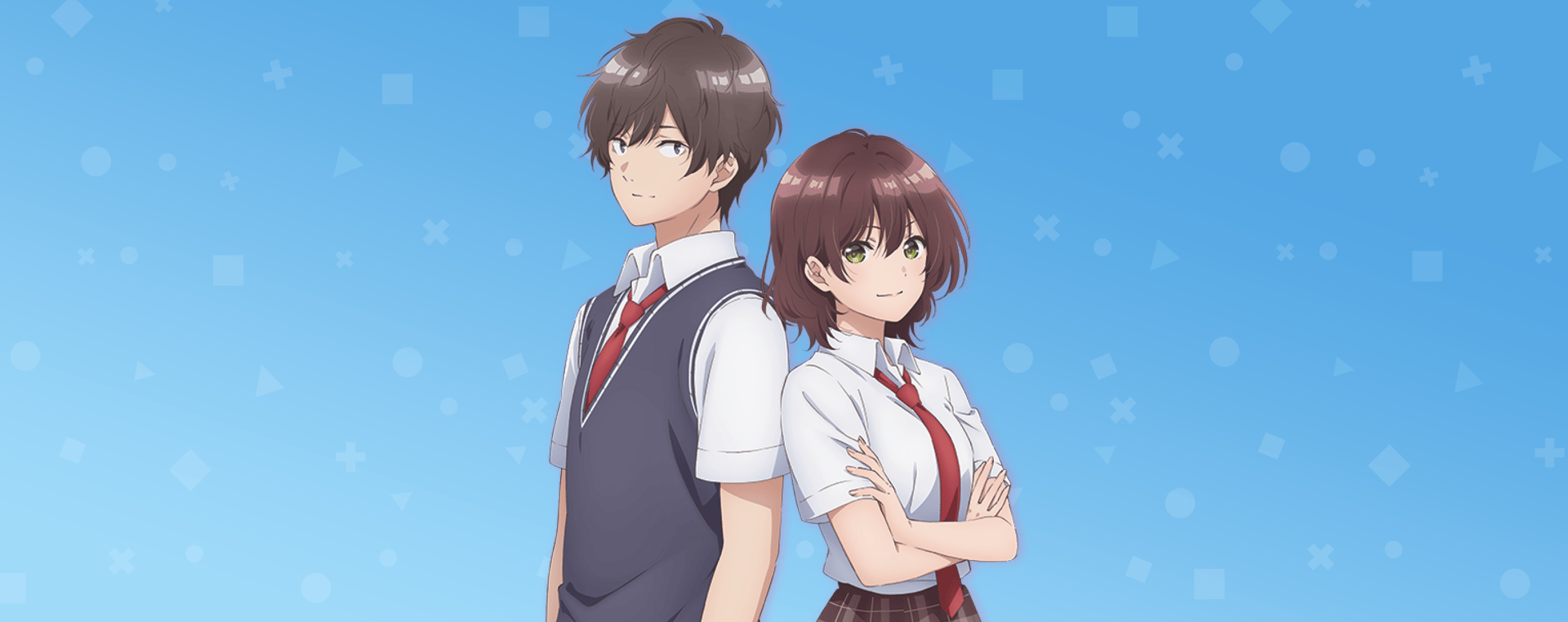 Official Crunchyroll key art for Bottom-Tier Character Tomozaki