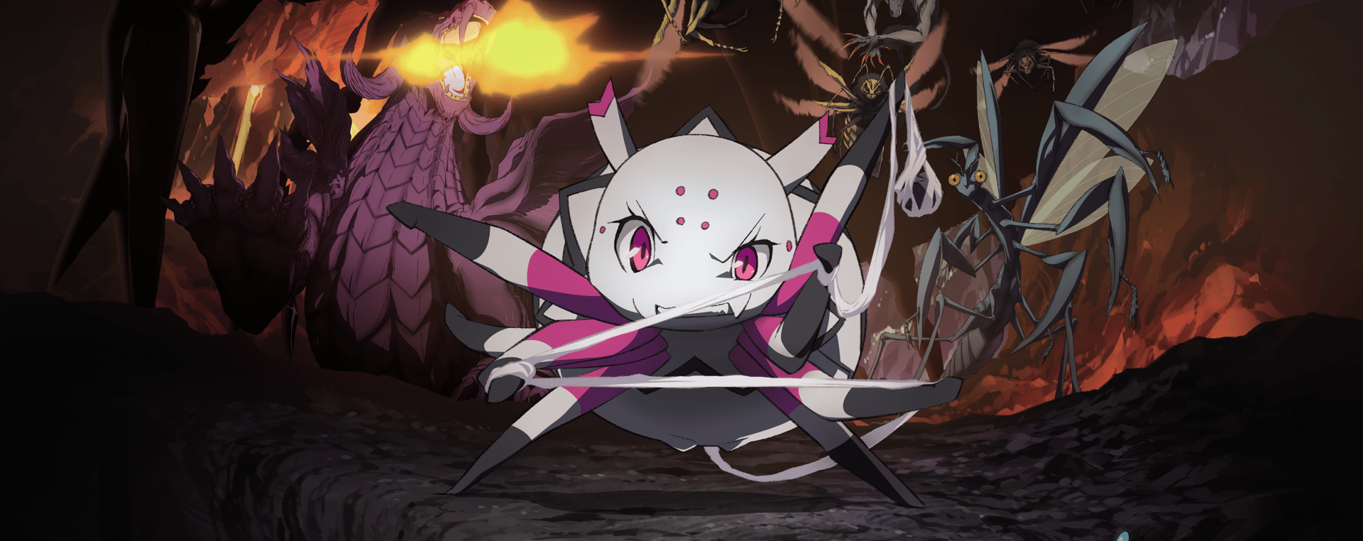 Official key art for So I’m a Spider, So What?