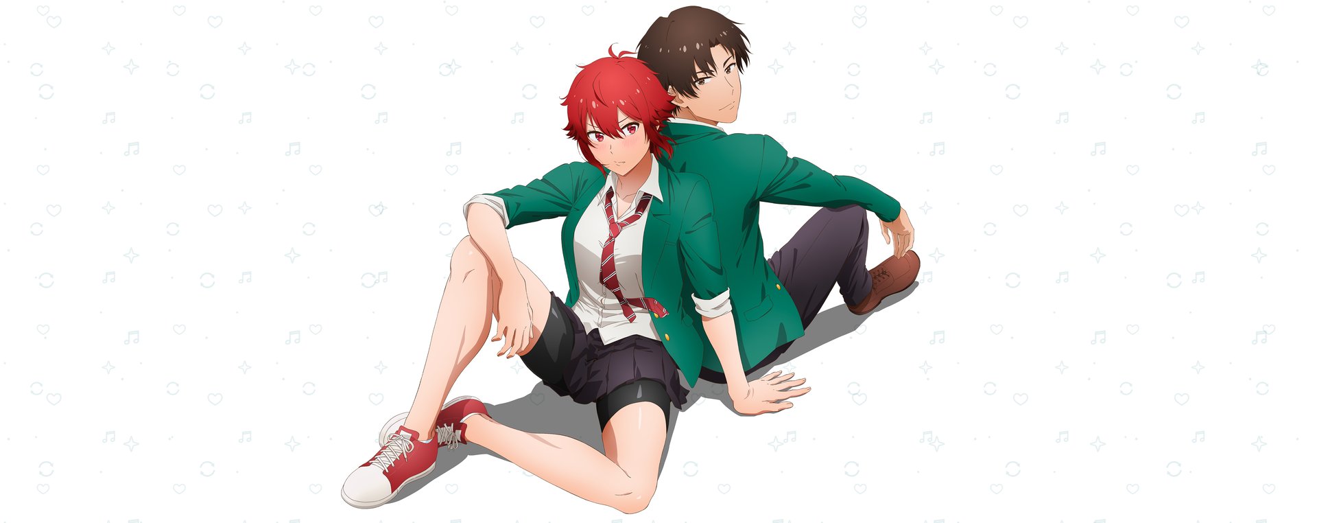 Official key art for Tomo-chan Is a Girl!