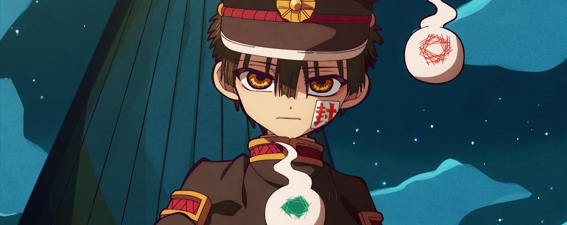 Hanako-kun e os Mistérios do Colégio Kamome em português brasileiro -  Crunchyroll, image size:1920x762