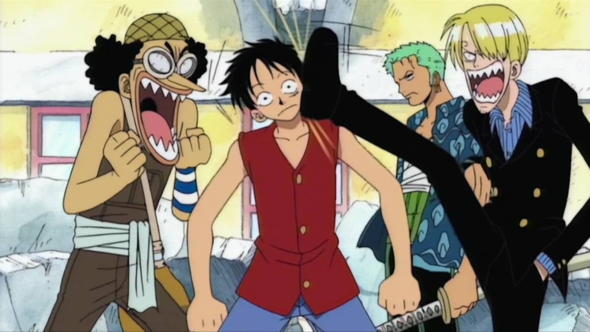 Ван-Пис Luffy in Big Trouble! Fishmen Vs. the Luffy Pirates! - смотреть на  Crunchyroll