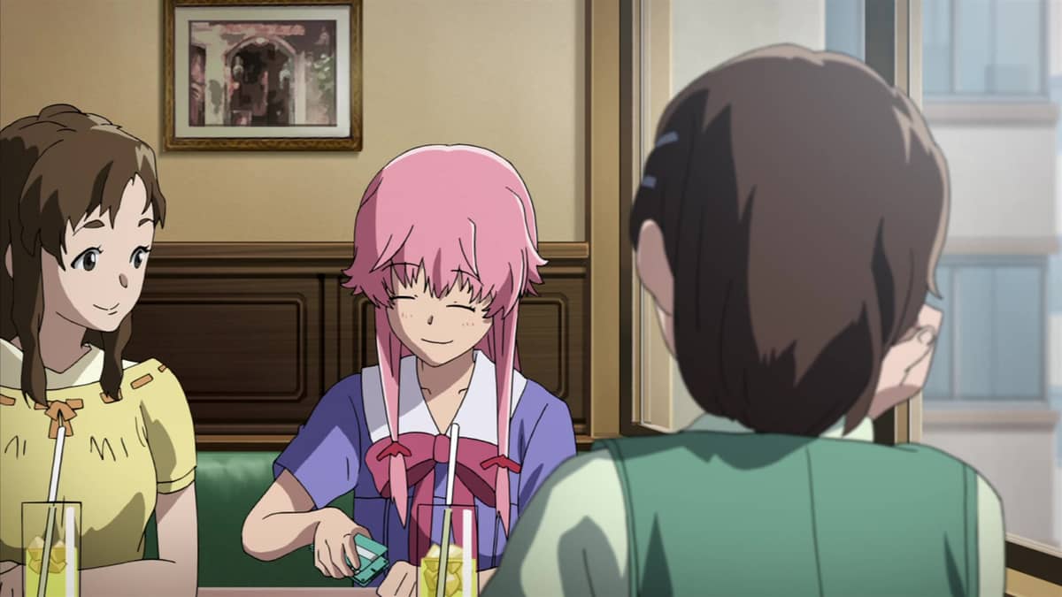 The Future Diary (English Dub) Initialize Watch on Crunchyroll